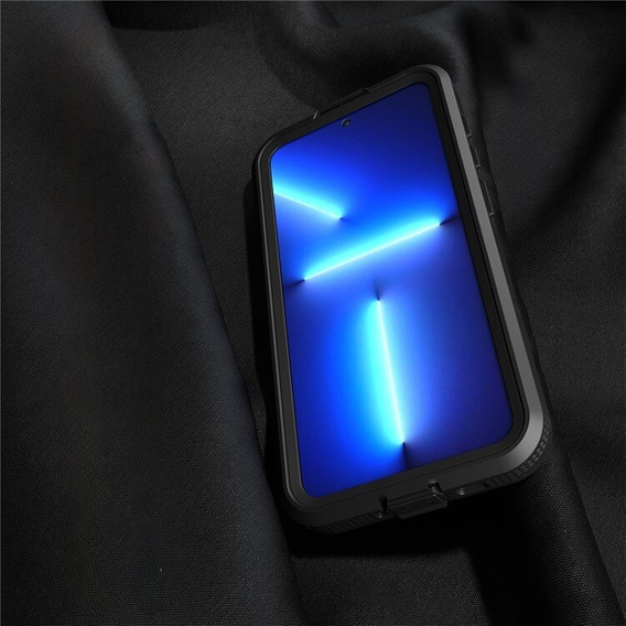 Vízálló tok Samsung Galaxy S24, Redpepper, MagSafe-hoz, fekete