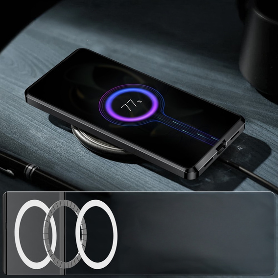 Kameravédő tok Xiaomi 13T / 13T Pro, CamShield MagSafe, átlátszó / fekete