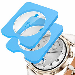 2x ERBORD edzett üveg a Huawei Watch GT 5 41mm-es órájához, rögzítőkerettel