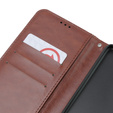 Pattintható tok a Oppo A79 5G, Crazy Horse Wallet, barna