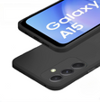 A tok Samsung Galaxy A15, Silicone Lite, fekete + 9H üveg