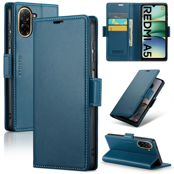 ERBORD Fényes Litchi pénztárca Xiaomi Redmi A5 számára Xiaomi Redmi A5