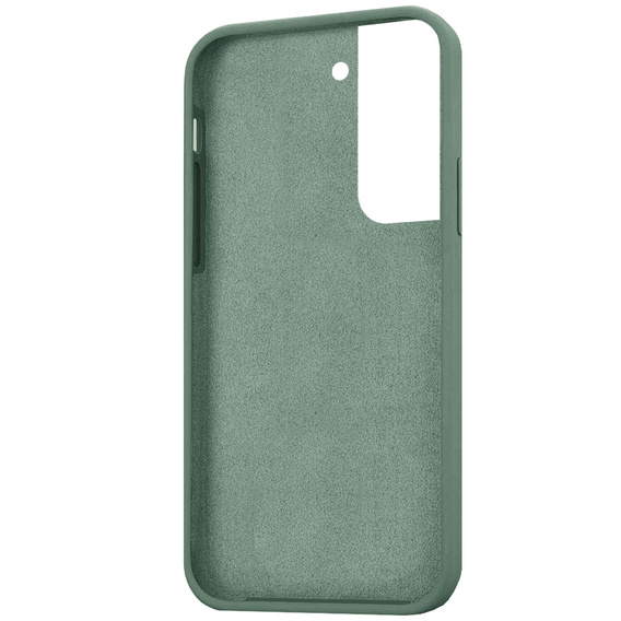 Telefontok a Samsung Galaxy S22 5G, Silicone Lite, sötétzöld