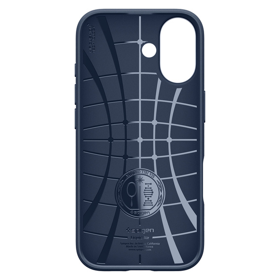 Spigen Liquid Air tok iPhone 17 készülékhez, tengerészkék