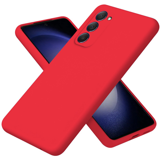 Telefontok a Samsung Galaxy S23 Plus, Silicone Lite, piros