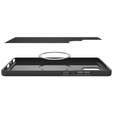 Spigen tok Samsung Galaxy S25 Ultra készülékhez, Thin Fit Mag, fekete + 9H edzett üveg