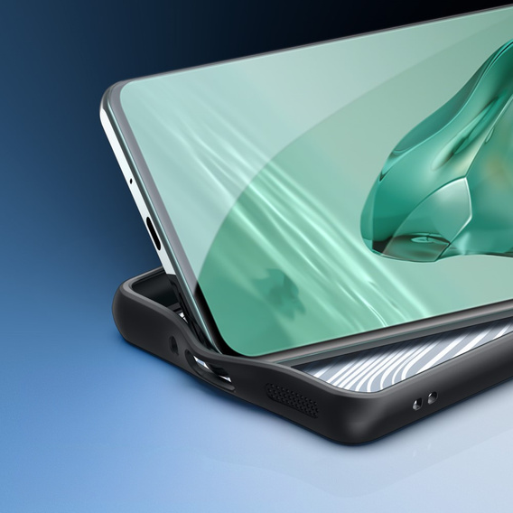 DuxDucis tok OnePlus 12, Aimo case, átlátszó / fekete