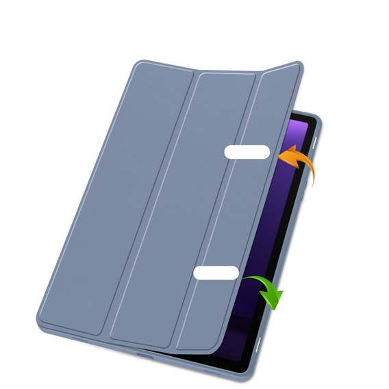 Tok Samsung Galaxy Tab S10 Lite / S10 FE / S9 FE, Smartcase tolltartóval, lila