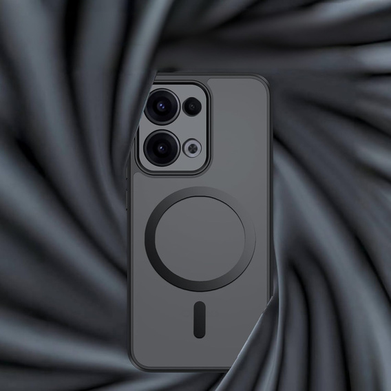 Tok Oppo Reno 13-hoz, MagSafe, ERBORD Matt Case, fekete