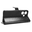 Pattintható tok a Infinix Hot 30, Crazy Horse Wallet, fekete