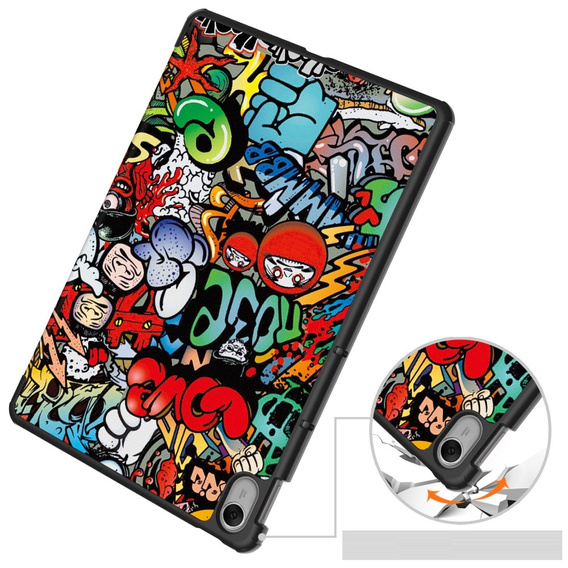 Tok Huawei MatePad 11.5, Smartcase, graffiti