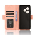 Pattintható tok a Realme GT 6 / 6T, Card Slot, rózsaszín