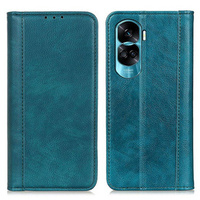 Telefontok a Honor 90 Lite 5G, Wallet Litchi Leather, zöld