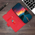 Pattintható tok a Motorola Edge 30 Neo 5G, Wallet Thin Magnet, piros