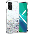 Telefontok a Samsung Galaxy A04S / A13 5G, Glittery, átlátszó