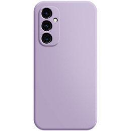A tok Samsung Galaxy A25, Silicone Lite, lila + 9H üveg