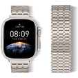Acél karperec Apple Watch 1/2/3/4/4/5/6/7/8/SE/ULTRA 42/44/45/45/49 MM - bézs színű
