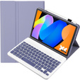 Bluetooth billentyűzet tok Lenovo Idea Tab 11" 2025 TB336FU TB336ZU TB336ZU, lila