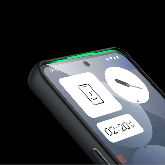 Tok Nothing Phone 3A Pro-hoz, MagSafe, ERBORD Matt Case, fekete