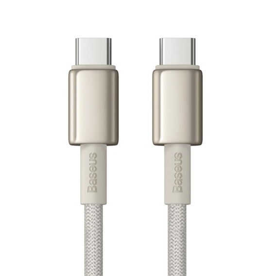 Baseus Tungsten Gold USB-C-USB-C kábel 100 W, 1 m – Titanium Galaxy, arany
