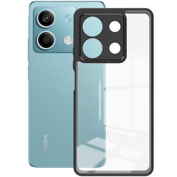 IMAK tok Xiaomi Redmi Note 13 5G, UX-9A Series, átlátszó / fekete