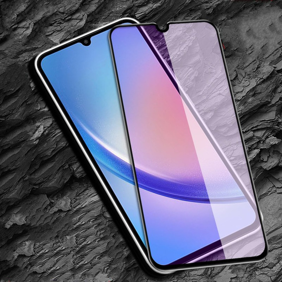 3D edzett üveg Samsung Galaxy A16 készülékhez, fekete keret