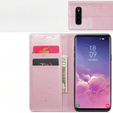 CASEME flip tok Samsung Galaxy S10+ Plus, Waxy Textured, rózsaszín