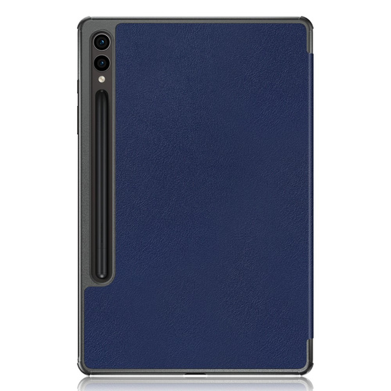 Tok Samsung Galaxy Tab S9 FE+ Plus, Smartcase tolltartóval, sötétkék