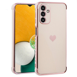 Telefontok a Samsung Galaxy A13 5G, Electro heart, rózsaszín rose gold