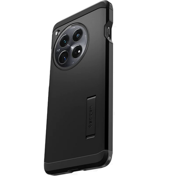 Spigen Tough Armor tok OnePlus 12-höz (fekete) – strapabíró védelem kitámasztóval