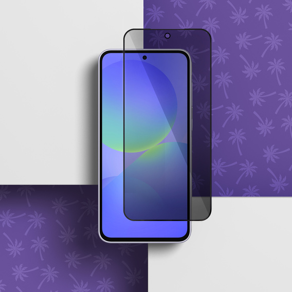 Shy Palm Privacy edzett üveg Samsung Galaxy A36/A56/S25 FE-hez