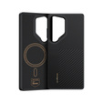 BENKS Kevlar tok Samsung Galaxy S25 Ultra, MagSafe, Carbon Fiber, fekete