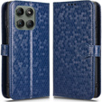 Flap tok Motorola Edge 60 Pro, Wallet Rhombus, kék