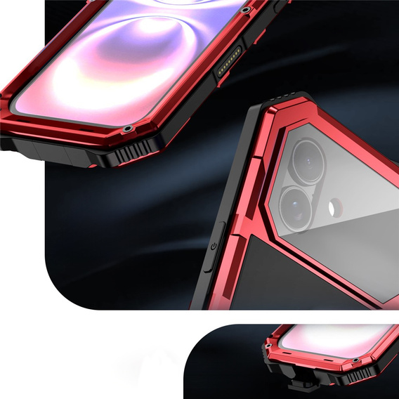 R-JUST páncélozott tok állvánnyal iPhone 17-hez