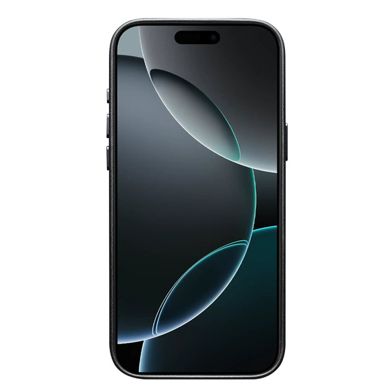 QIALINO tok iPhone 17 Pro Max készülékhez, MagSafe-hoz, kameravédelemmel, fekete