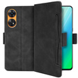 Pattintható tok a Oppo Reno8 T, Card Slot, fekete