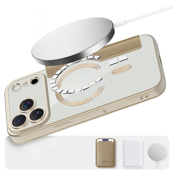 Wallet MagSafe RFID flip tok kameravédelemmel iPhone 17 Pro Max készülékhez