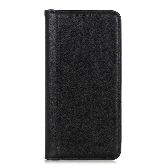 Telefontok a Xiaomi 14T, Wallet Litchi Leather, fekete