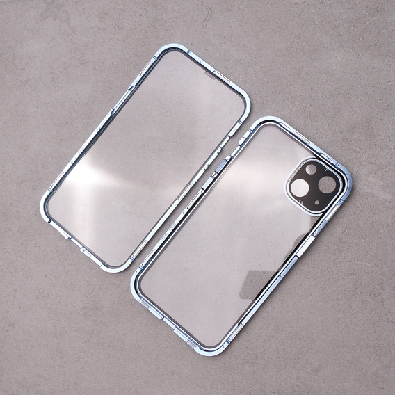 Tok iPhone 13, Magnetic Dual Glass, kék