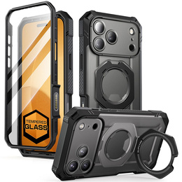 Supcase tok iPhone 17 Pro Max készülékhez, Unicorn Beetle Grip Pro Mag, Fekete