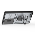Telefontok a Samsung Galaxy S24 Ultra, KickStand Camera Lens, szürke