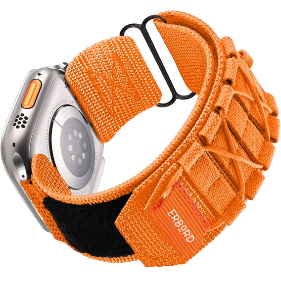ERBORD Runner Nylon szíj az Apple Watch 1/2/3/4/4/5/6/7/8/9/SE/ULTRA/ULTRA 2 42/44/45/49MM órához