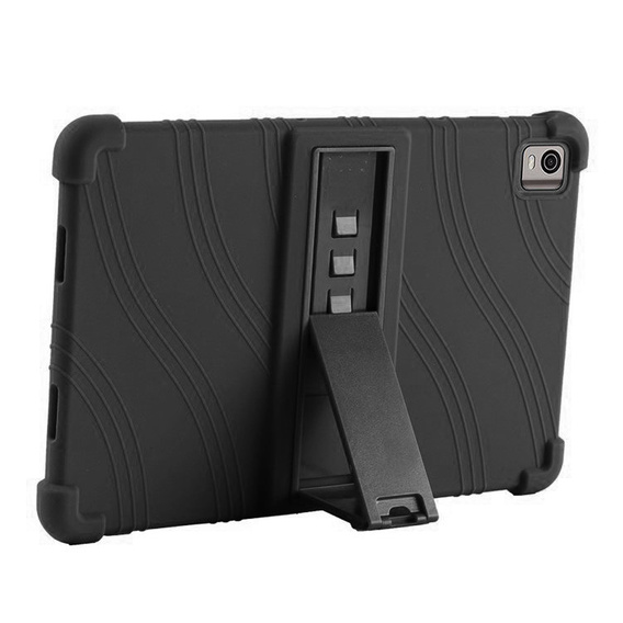 Szilikon tok Nokia T21, Impact, páncélozott, fekete