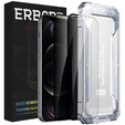 2x edzett adatvédelmi üveg az iPhone 12 Pro Max-hoz, ERBORD 9H Easy App Anti-Peep