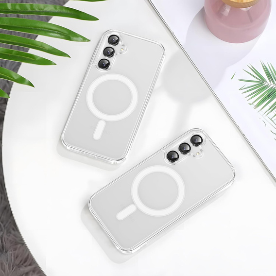 Tok Samsung Galaxy A17 5G, MagSafe-hoz, megerősített, átlátszó