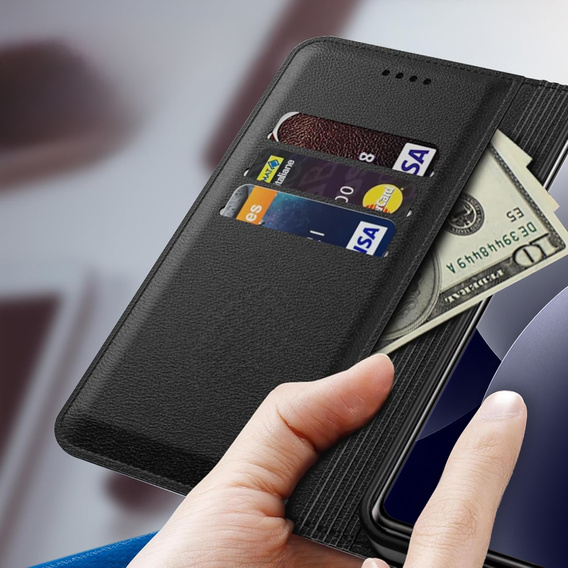 Crazy Horse Wallet flip tok Xiaomi Redmi Note 15 Pro Plus 5G / Poco M8 Pro 5G készülékhez