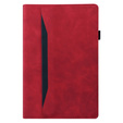 Tok Xiaomi Redmi Pad SE 8.7, Classic, tolltartóval, piros