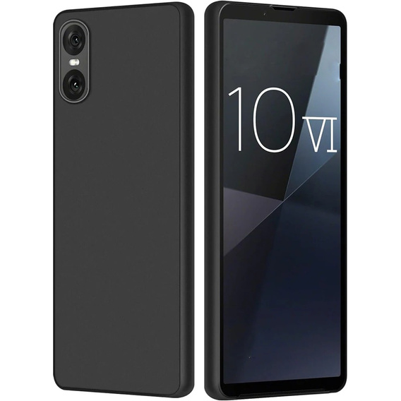 Vékony tok a Sony Xperia 10 VI, Slim, fekete