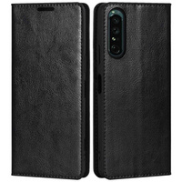 Pattintható tok a Sony Xperia 1 IV, Wallet, fekete