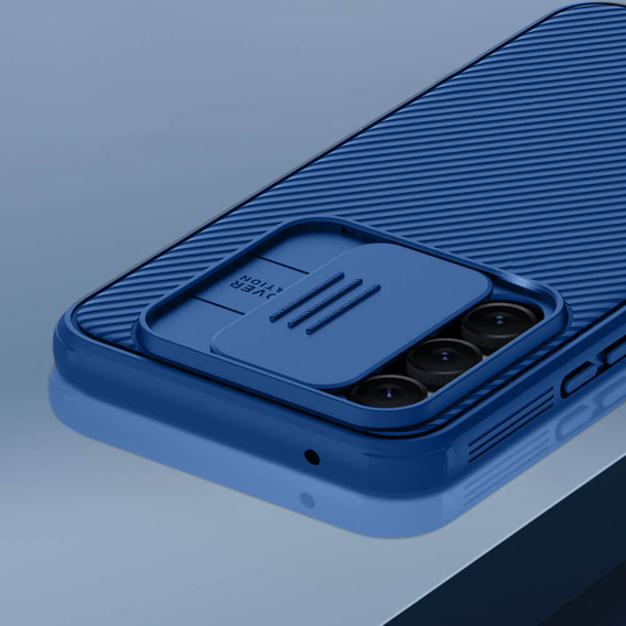 Tok Samsung Galaxy A54 5G, páncélozott Nillkin, CamShield Pro, kék